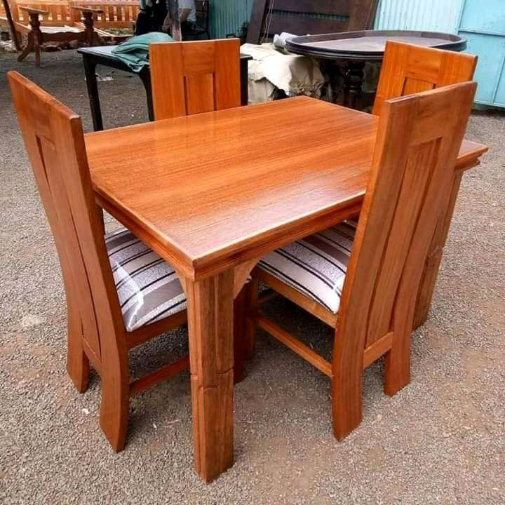 4 seater mahogany set