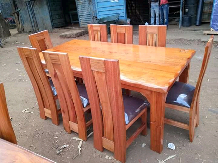8 seater rectangular dining set