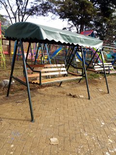 Swing bench.